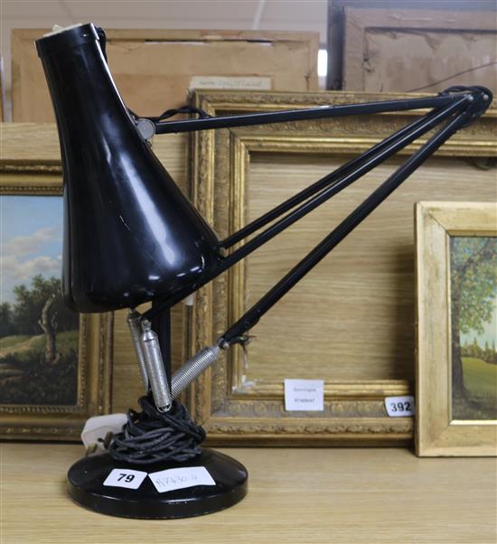 An Anglepoise lamp